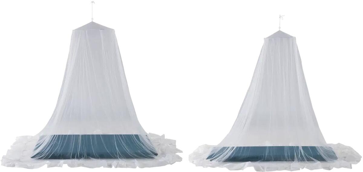 Myggnett enkeltstørrelse 100% polyester mesh hvit - Easy Camp foran