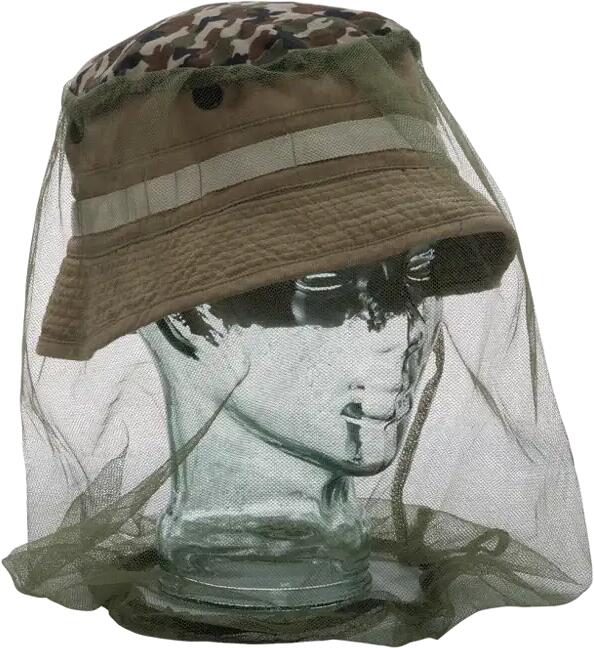 Myggnett for hode 100 % polyester 15 g grønn - Easy Camp forfra