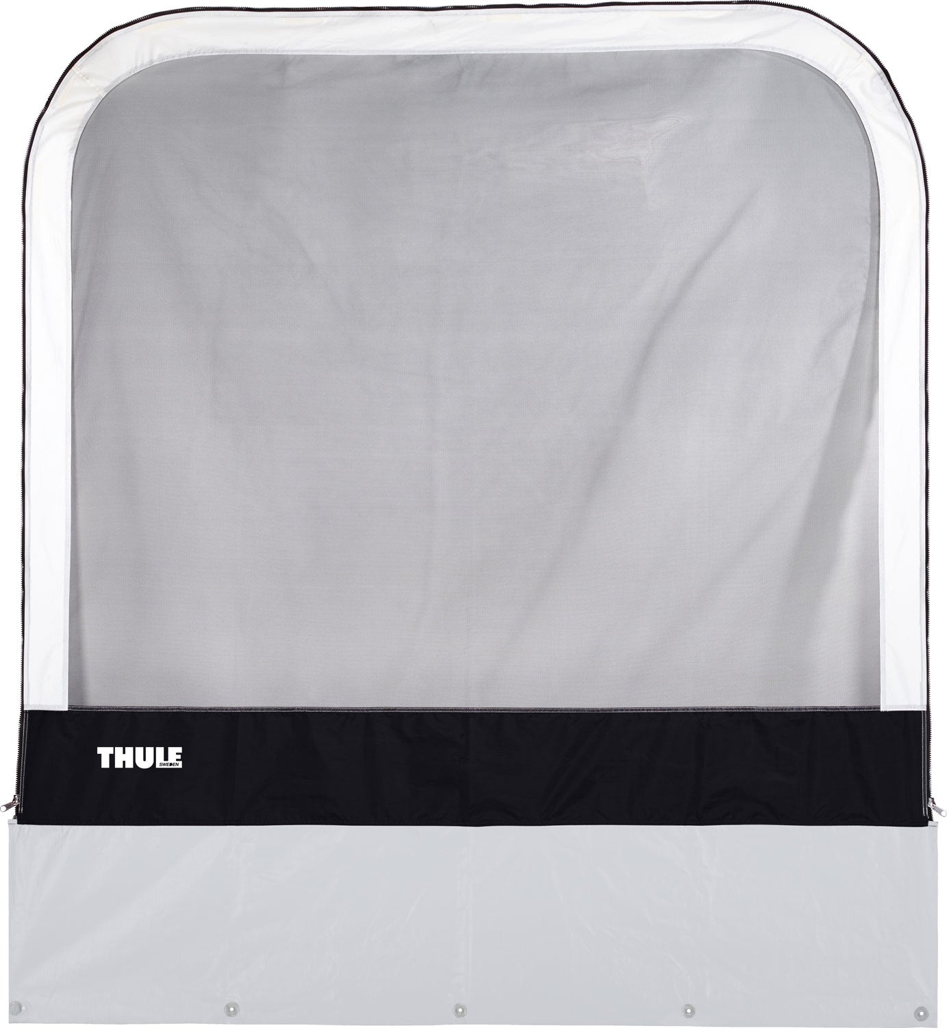 Myggnett frontvegg for Panorama markisefortelt 4-6 m - Thule montert
