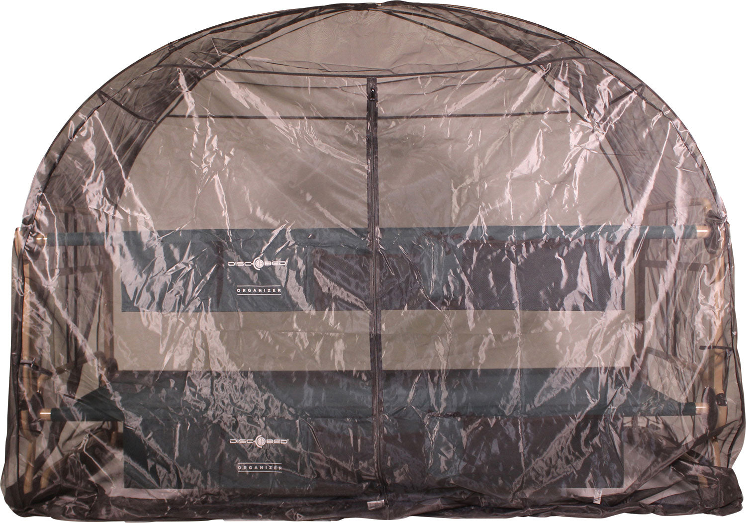 Myggnett med ramme for feltseng 208 x 81 cm - Disc-O-Bed montert på seng