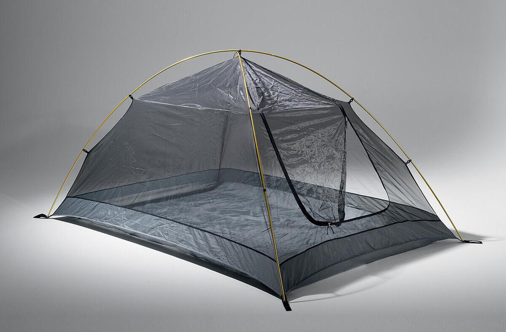 Myggteltet Dome svart 230 x 142 cm polyester mesh forfra
