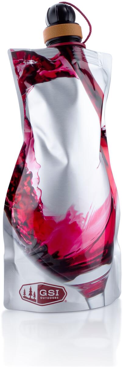 Myk vinkaraffel 750 ml sammenrullbar forfra