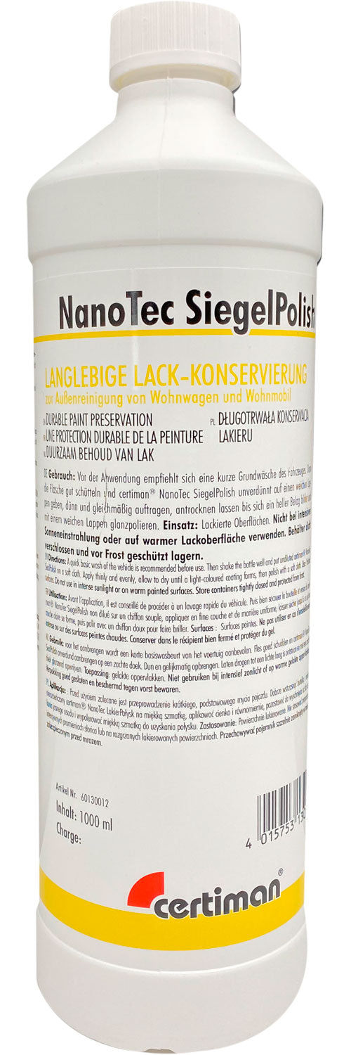 NanoTec SiegelPolish lakk-forsegler 1 liter Certiman for flate