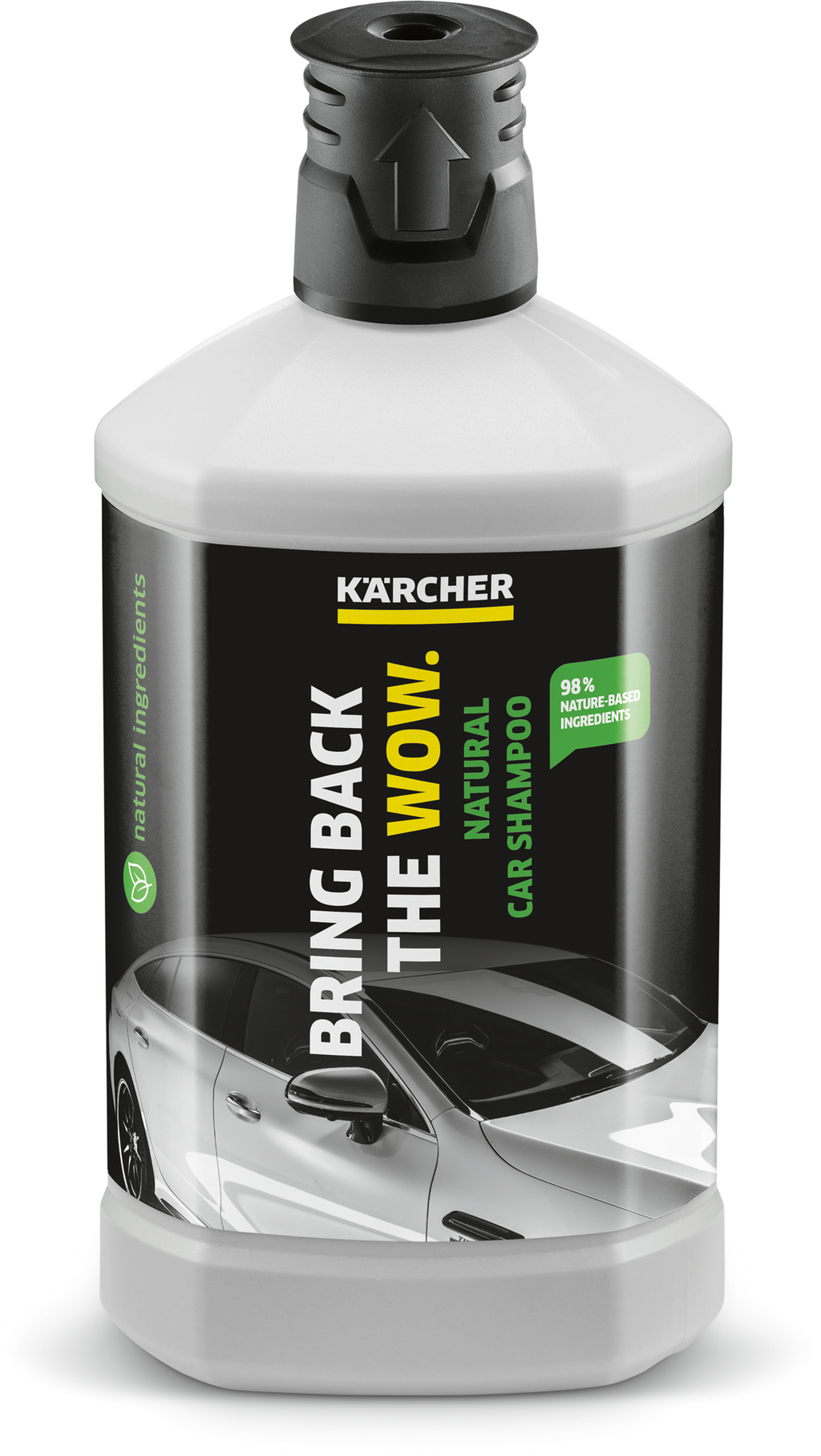 Naturlig bilsjampo RM 610N med risvoks 1 liter - Kärcher forfra