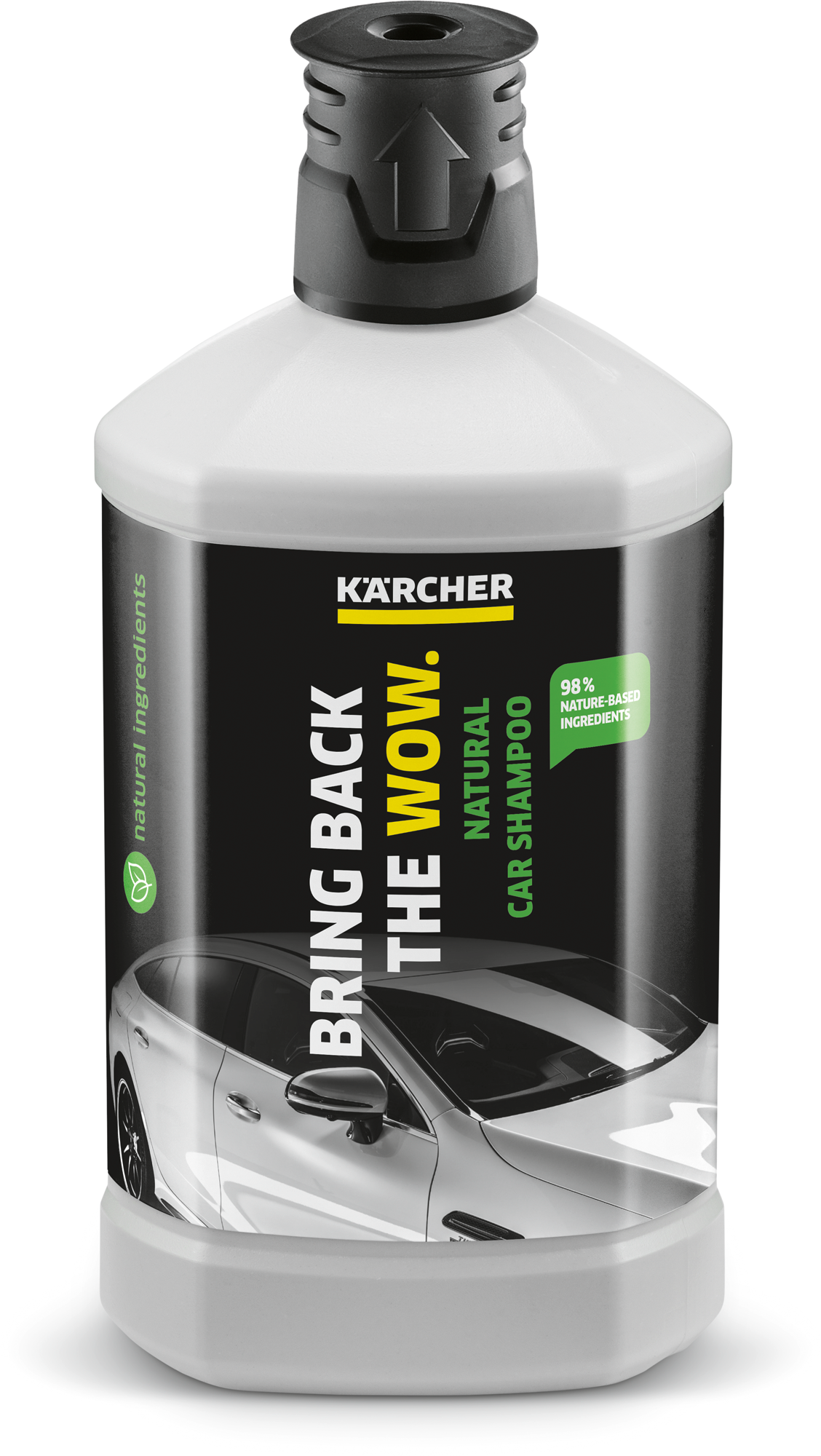 Naturlig bilsjampo RM 610N med risvoks 1 liter - Kärcher forfra