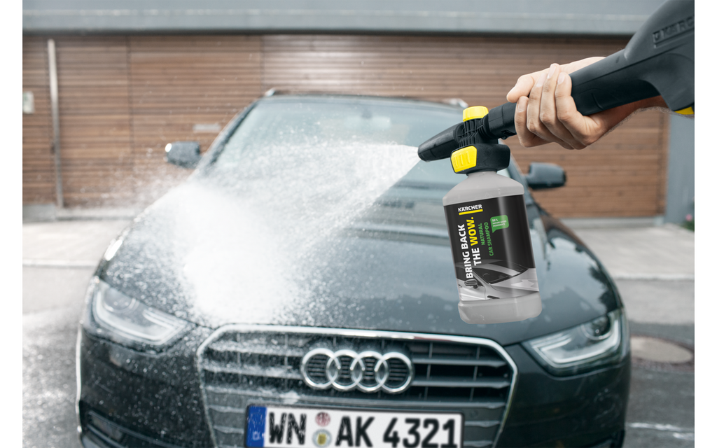 Naturlig bilsjampo RM 610N med risvoks 1 liter - Kärcher detalj