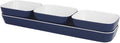 Navy Blue bistrobrett med 3 snackboller forfra