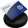 NFC-modul montert på bilvindu