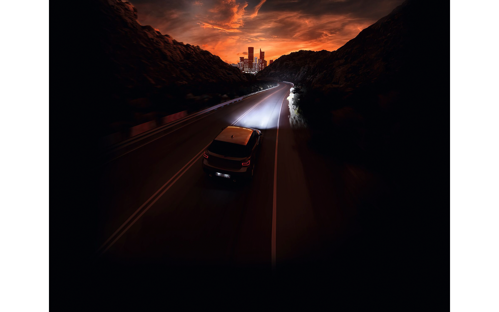 Nærbilde av Night Breaker LED Speed H7 450 billykt