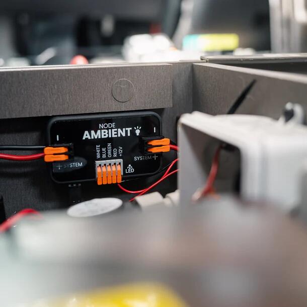 NODE-Ambient lysdimmer og fargestyring RGB 12V/24V med DualLock festesystem