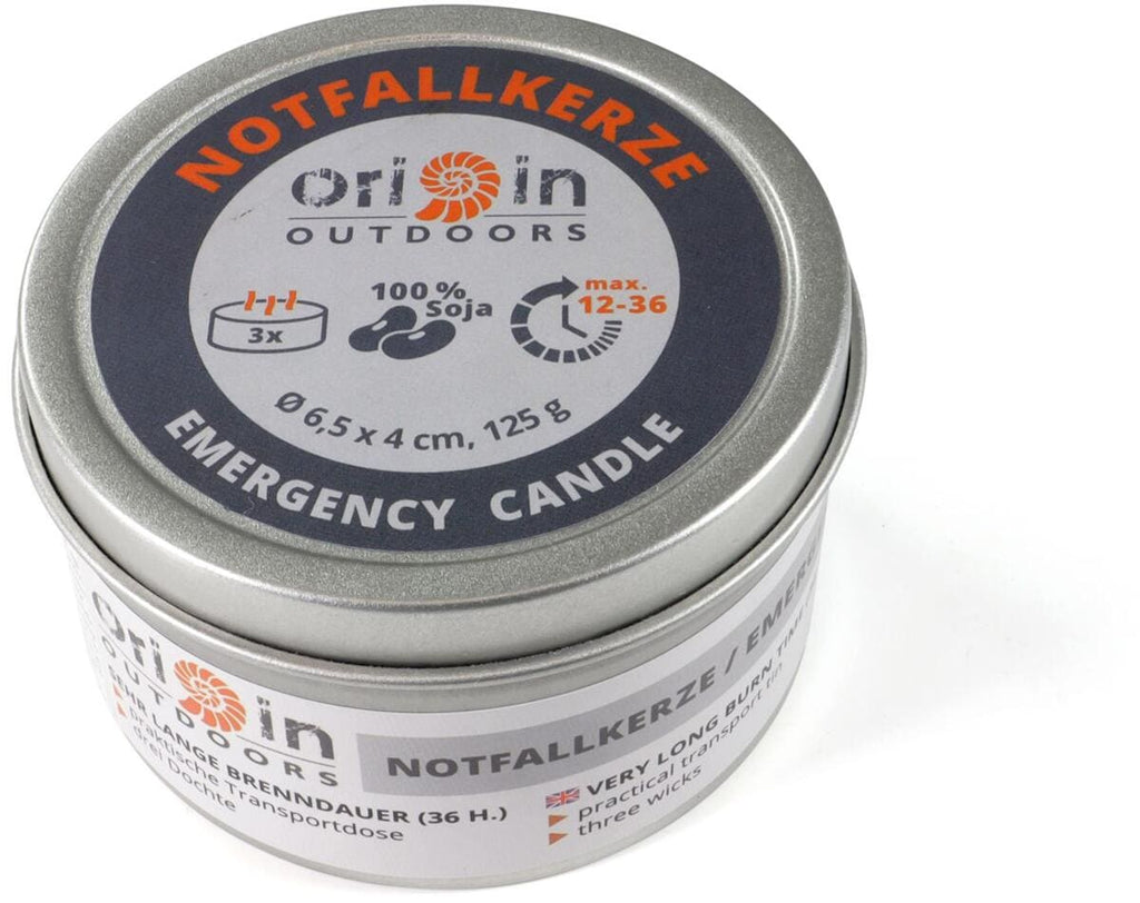 Detalj av Nødlys i sojavoks med 3 veker fra Origin Outdoors