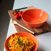 Nora Spoon L skje 17,5 cm strong yellow detalj av skaft