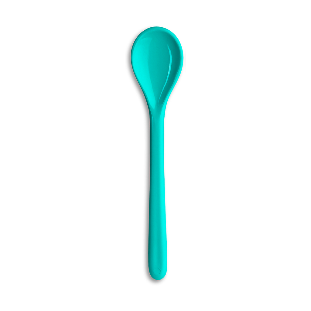 Nora Spoon S skje 13,4 cm strong green forfra