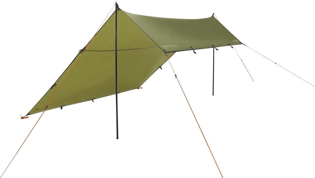 Norddal tarp 300x300cm polyester 2000mm nærbilde av sømmer