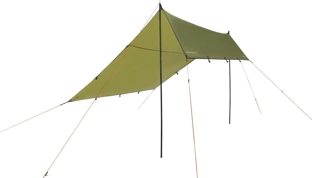 Norddal tarp 300x300cm polyester 2000mm i bruk ved camp