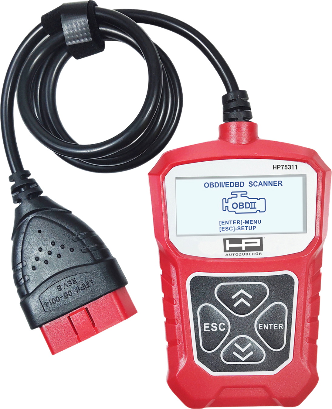 OBD 2 diagnoseverktøy for feilkodeavlesning - HP Autozubehør forfra