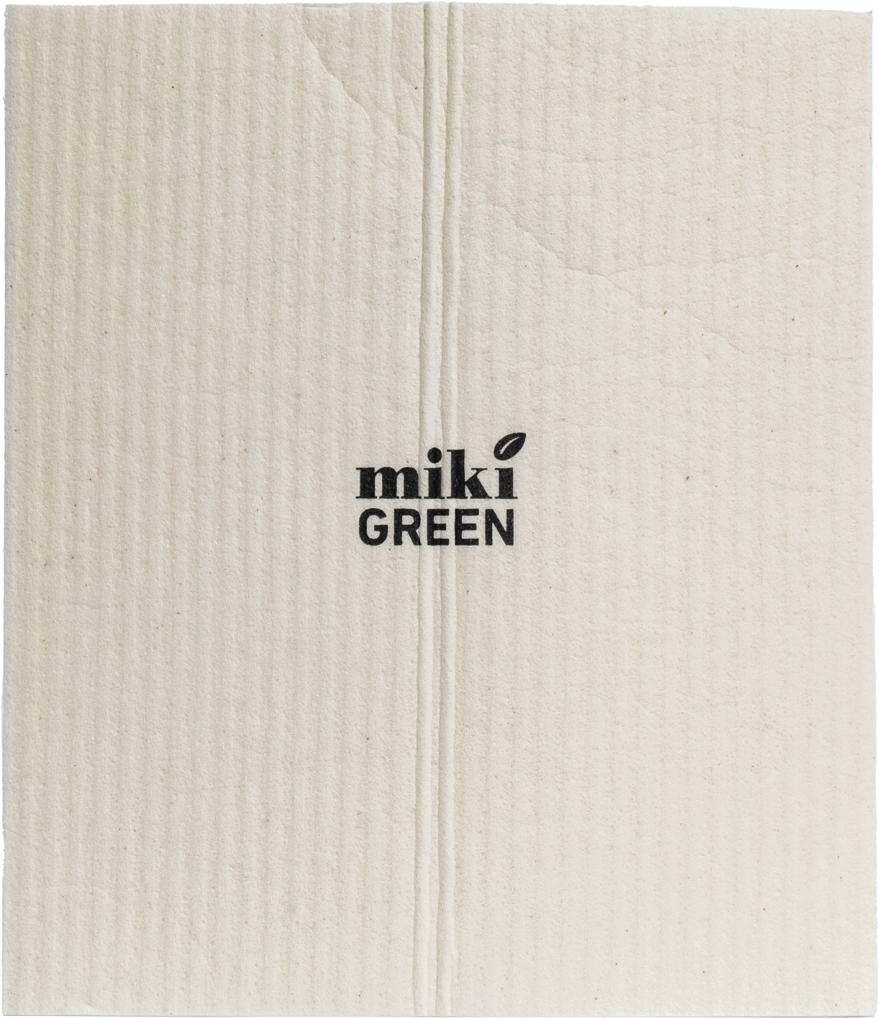 Øko-svampekluter 2-pack 19,5 x 17 cm komposterbare Miki Green for miljøvennlig rengjøring