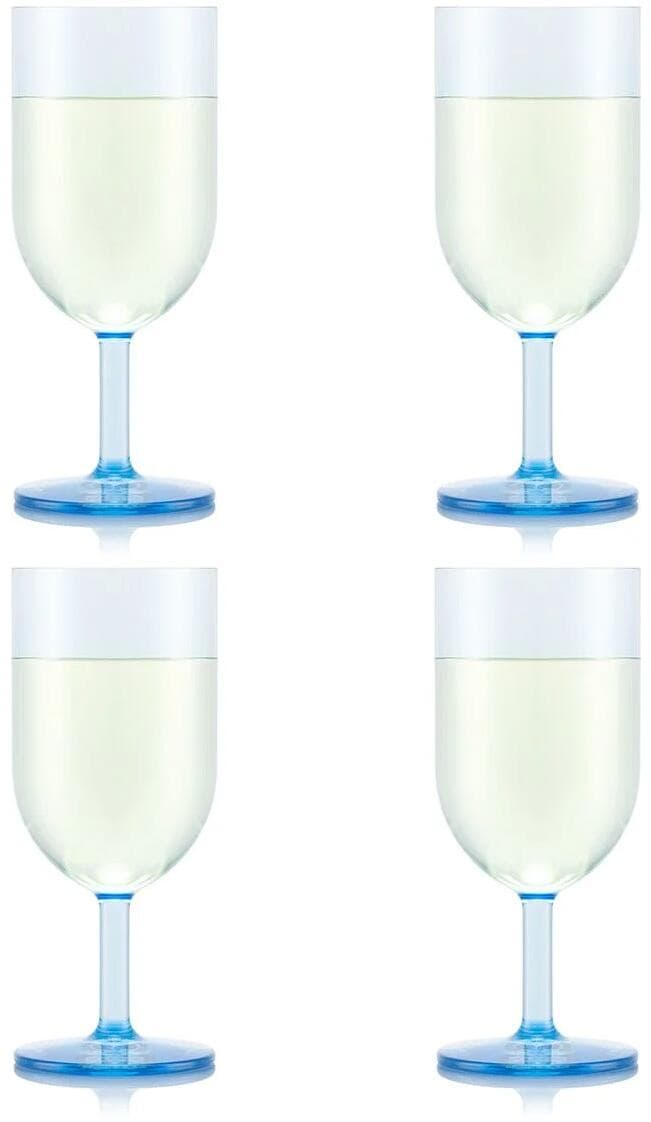 Detalj av Oktett glass sett 4 stk kunststoff med stett