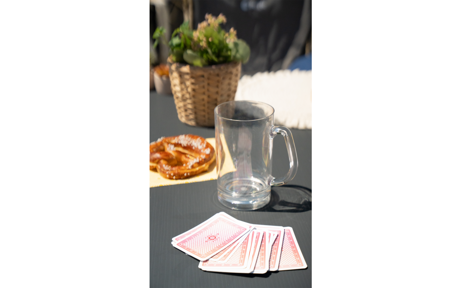 Ølglass i akryl 590 ml 2-er sett bakside