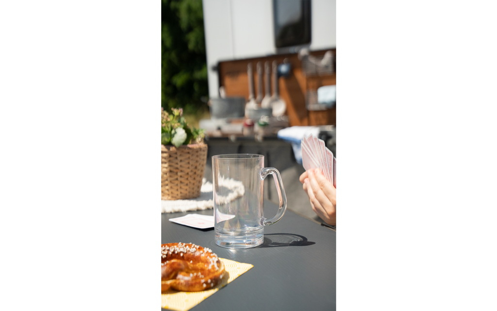 Nærbilde av Ølglass i akryl 590 ml 2-er sett