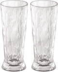 Ølglass sett 2 stk Club No. 10 Superglas 300 ml bruddsikkert forfra