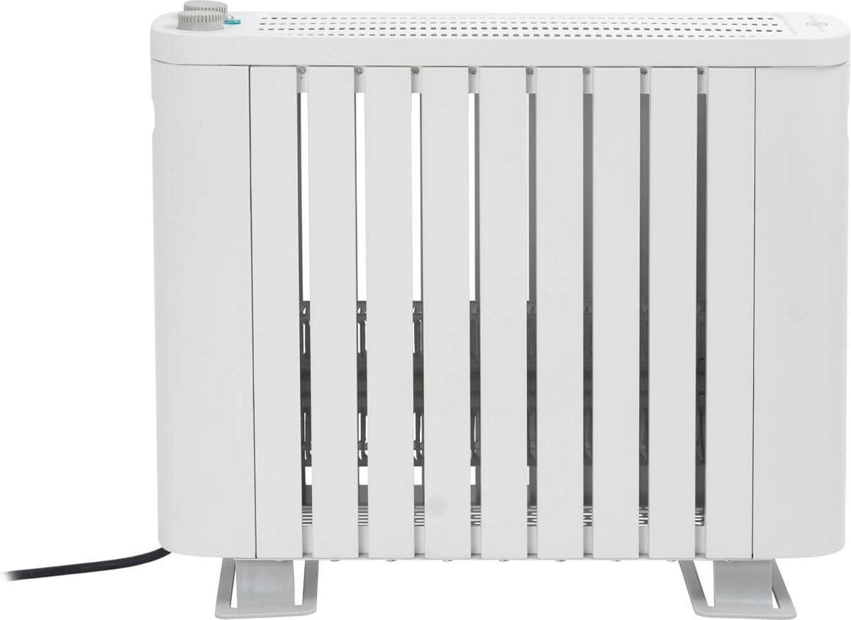 Detalj av termostat på Oljefri radiator RAD 1000