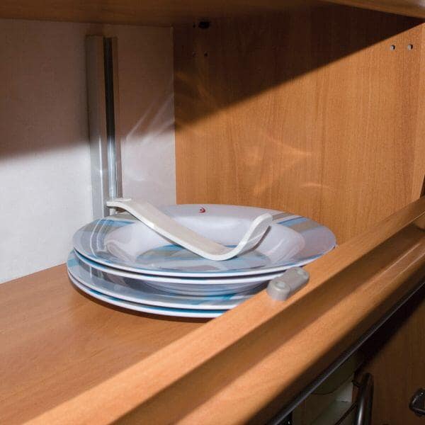 Omnistop serviseklemme i aluminium 25x20 cm montert