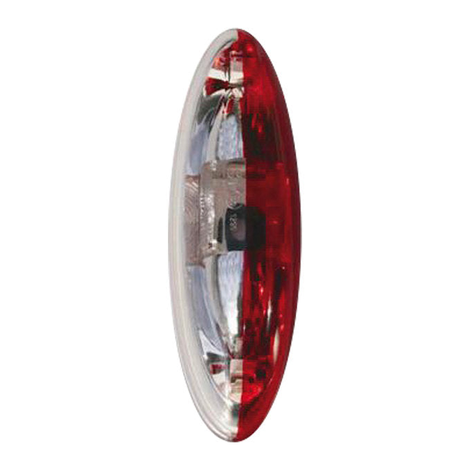 Omrisslykt SPL 2010 rød/hvit med grunnplate 12V for camping