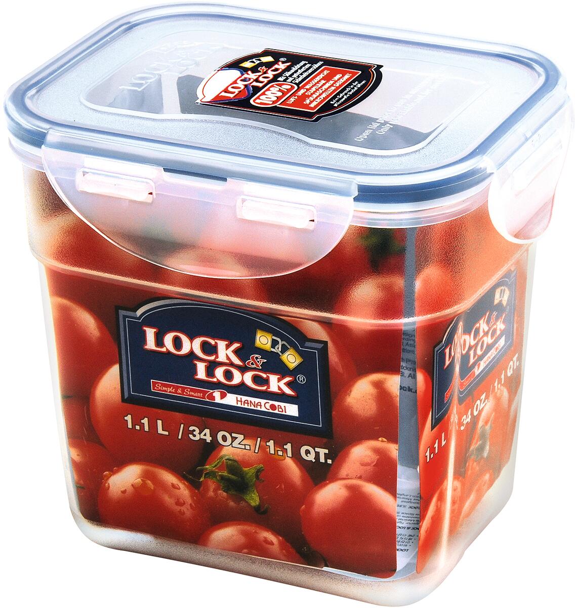 Oppbevaringsboks Classic 1,0 l BPA-fri silikon forfra