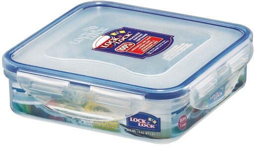 Oppbevaringsboks Classic 600 ml BPA-fri silikon - Lock&Lock forfra