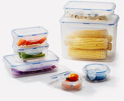 Oppbevaringsboks Classic 600 ml BPA-fri silikon - Lock&Lock montert og klar til bruk