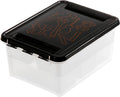 Oppbevaringsboks Deco med innlegg 40x30x18 cm 14L SmartStore for organisering