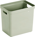 Oppbevaringsboks Sigma home 25 liter 35x25x36 cm grønn forfra