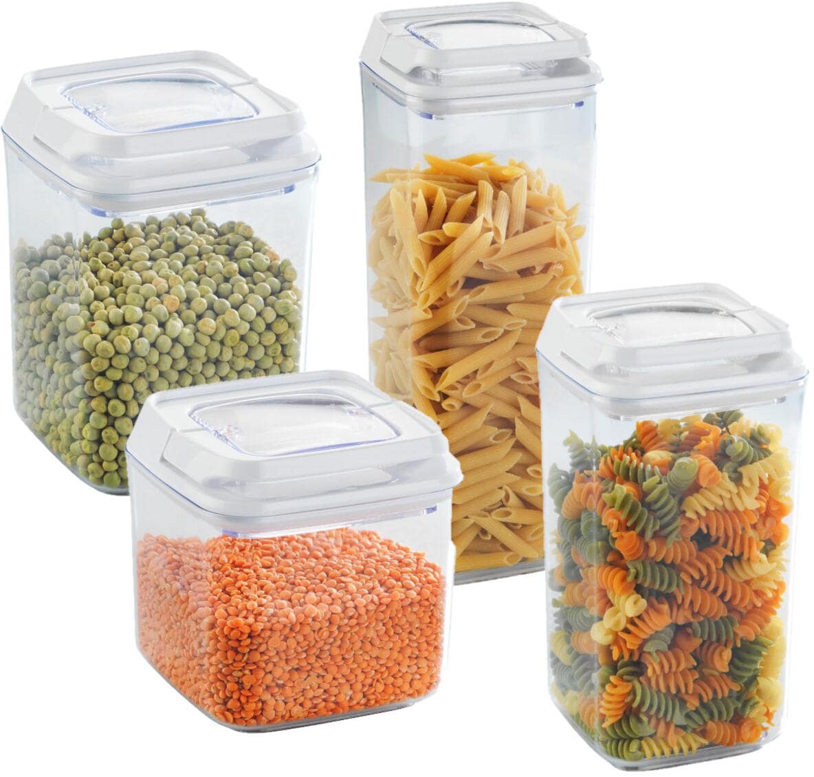 Oppbevaringsboks Turin i polystyrol med lufttett lokk foran