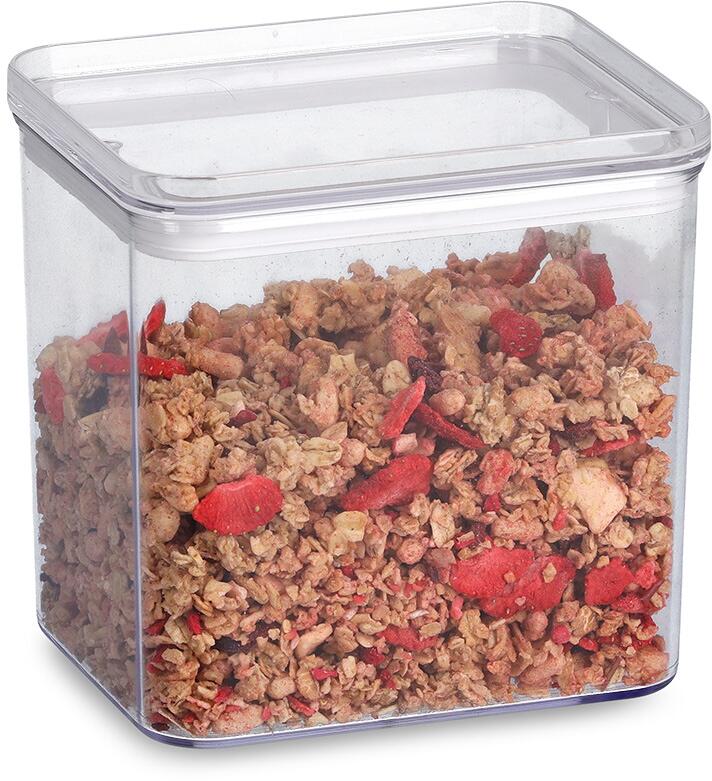 Nærbilde av lufttett Oppbevaringsbokser i plast 3-delers sett 500-1650 ml - Zeller