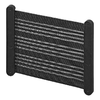 Oppbevaringsnett elastisk 31x26,5 cm med plastholder - ProPlus bakside