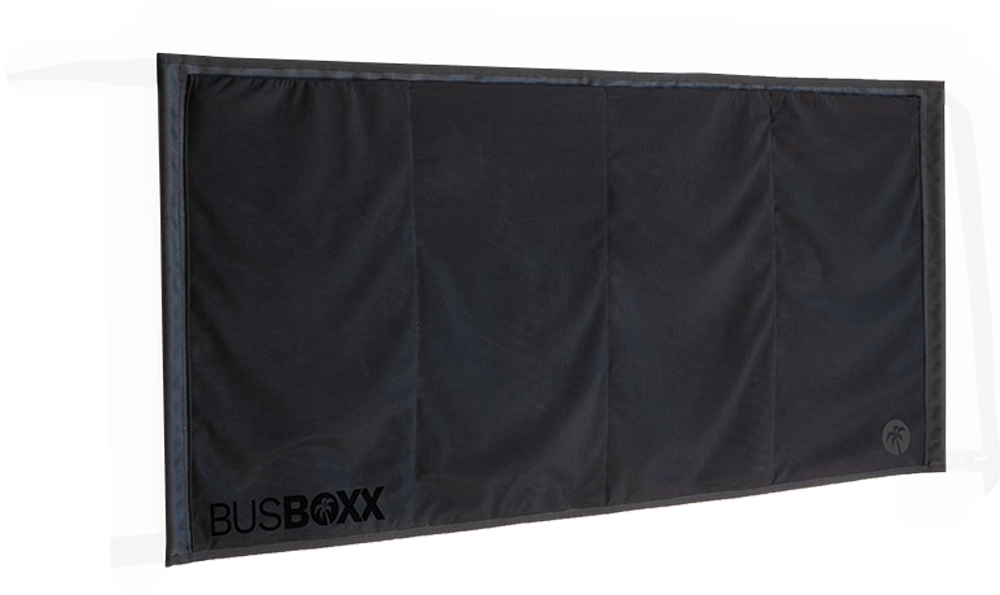Oppbevaringsnett roofNetBOXX for popup-tak front