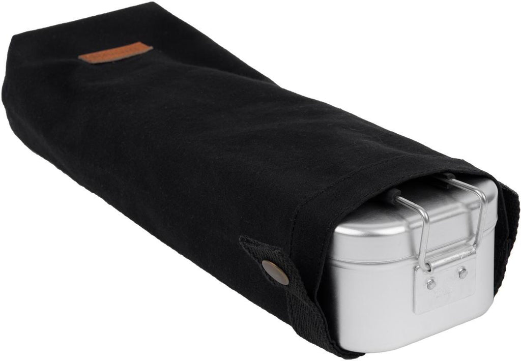Detalj av rolltop-lukking på Oppbevaringspose for matboks 750/1300 ml polycotton - Trangia