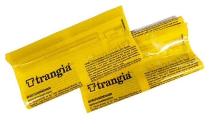 Oppbevaringsposer for spritbrenner 2-pack gul - Trangia for trygg oppbevaring