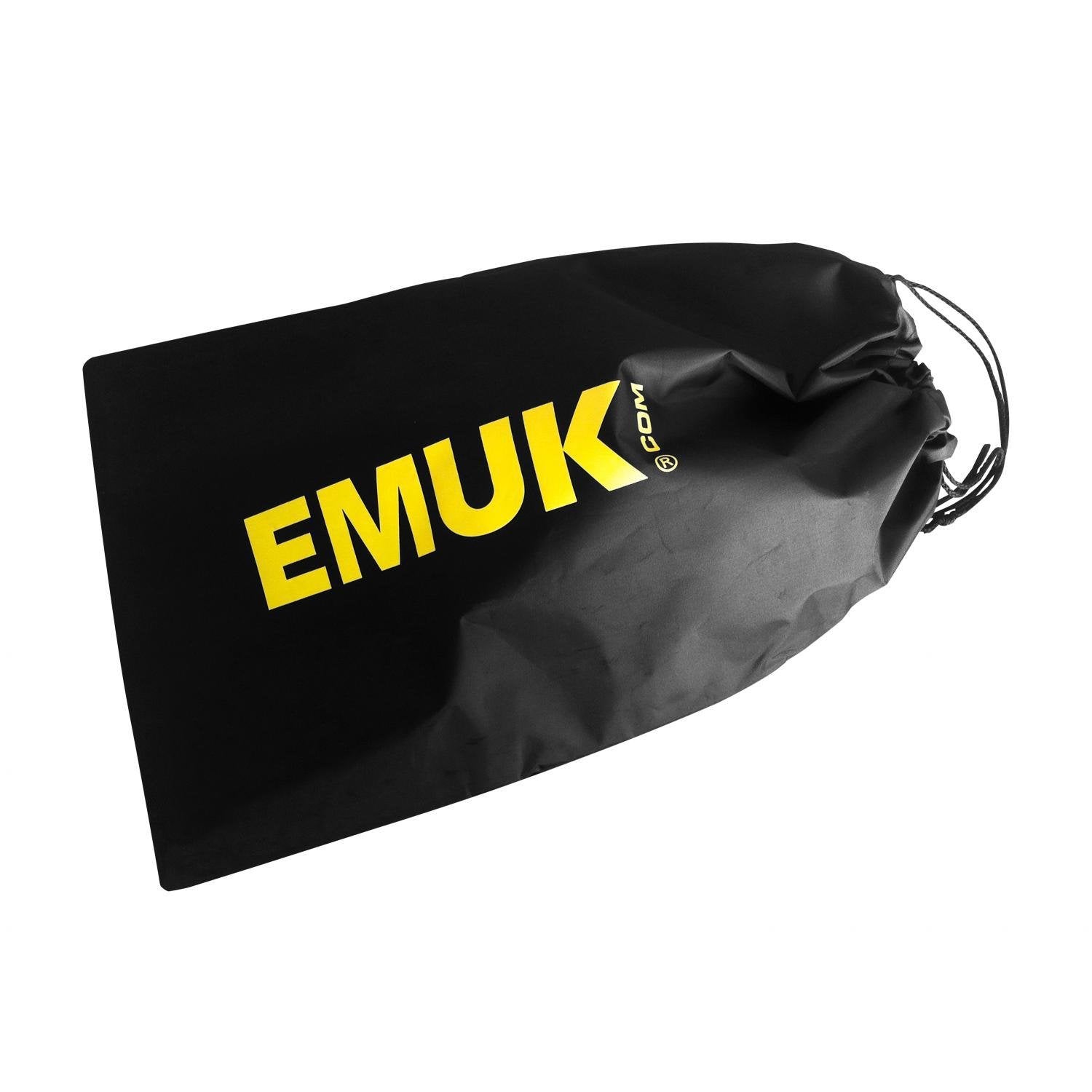 Oppbevaringsveske for Emuk caravanspeil, svart forfra