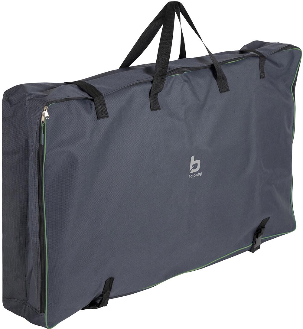 Oppbevaringsveske for campingstoler 118x65x18 cm grå forfra