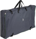 Oppbevaringsveske for campingstoler 118x65x18 cm grå forfra