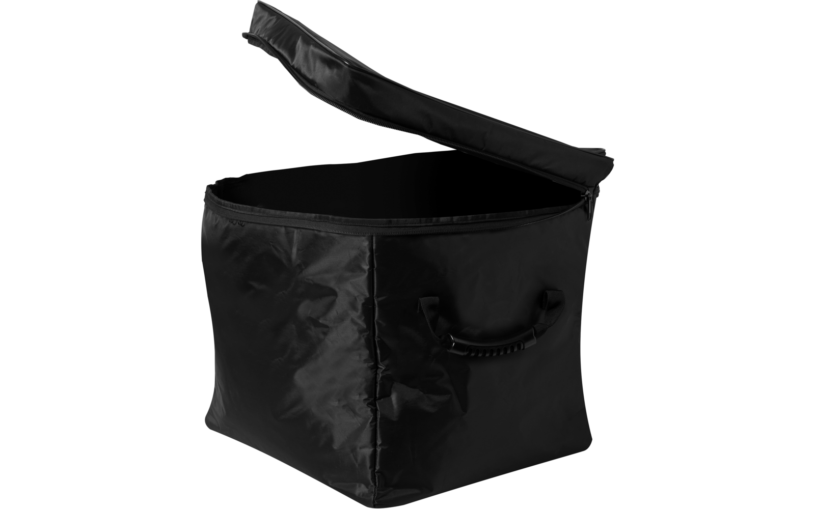 Oppbevaringsveske for tørrtoalett polstret 45x42x46 cm - Hindermann sidetragehåndtak