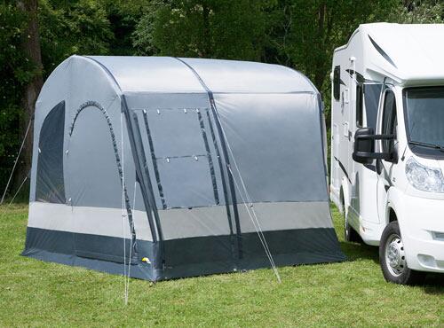 Oppblåsbart bussfortelt Luna Air 350x250 cm bakside