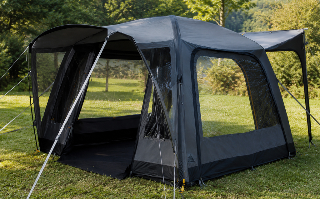 Oppblåsbart frittstående bussfortelt Roam Air Low 300x300 cm forfra