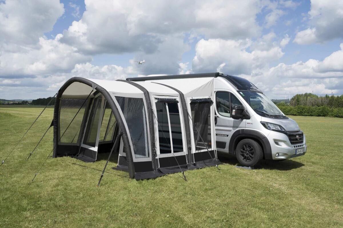 Forfra av Oppblåsbart lufttelt Yanook Air 320x130 cm modulært Wigo