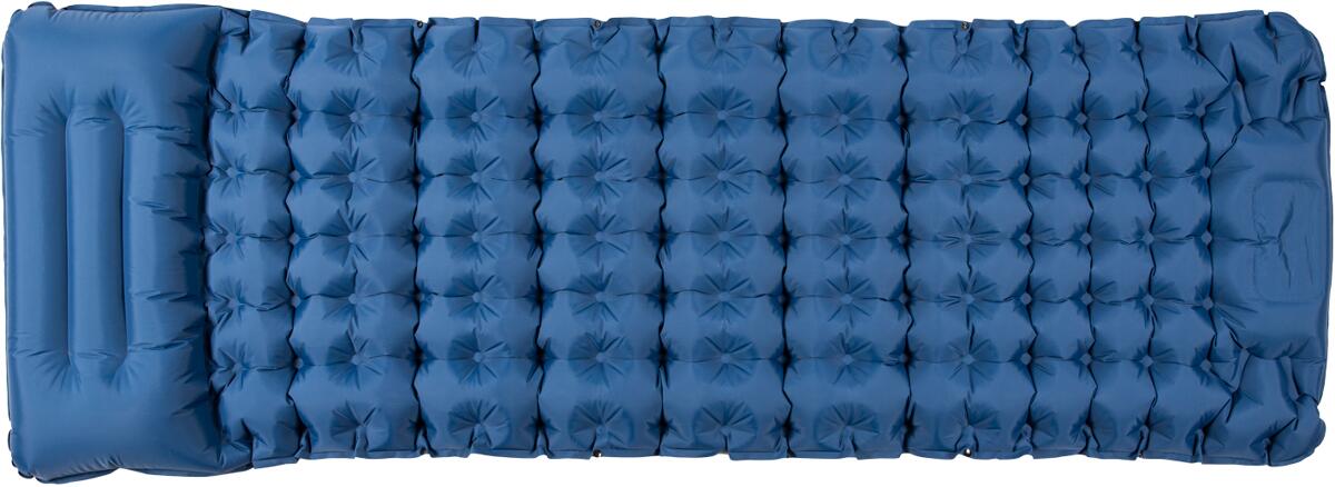 Oppblåsbart liggeunderlag Moflate 200x70 cm 900 g nylon forfra