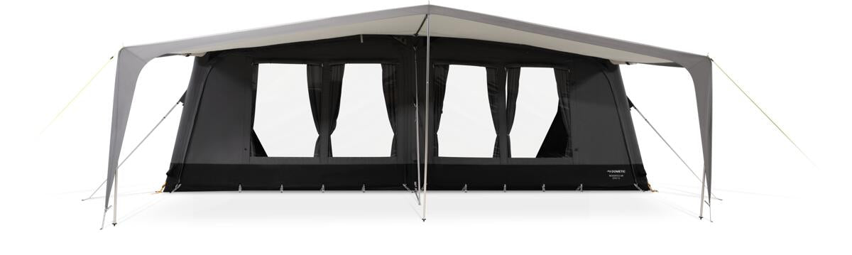 Detalj av stoffet på Oppblåsbart takoverbygg Residence AIR Canopy for fortelt