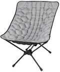 Oppblåsbar klappstol i aluminium 1,2 kg 64x69x70 cm - Holiday Travel forfra