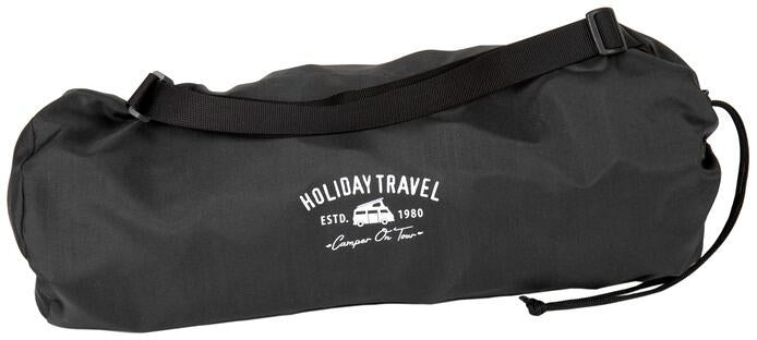 Oppblåsbar klappstol i aluminium 1,2 kg 64x69x70 cm - Holiday Travel montert i naturen